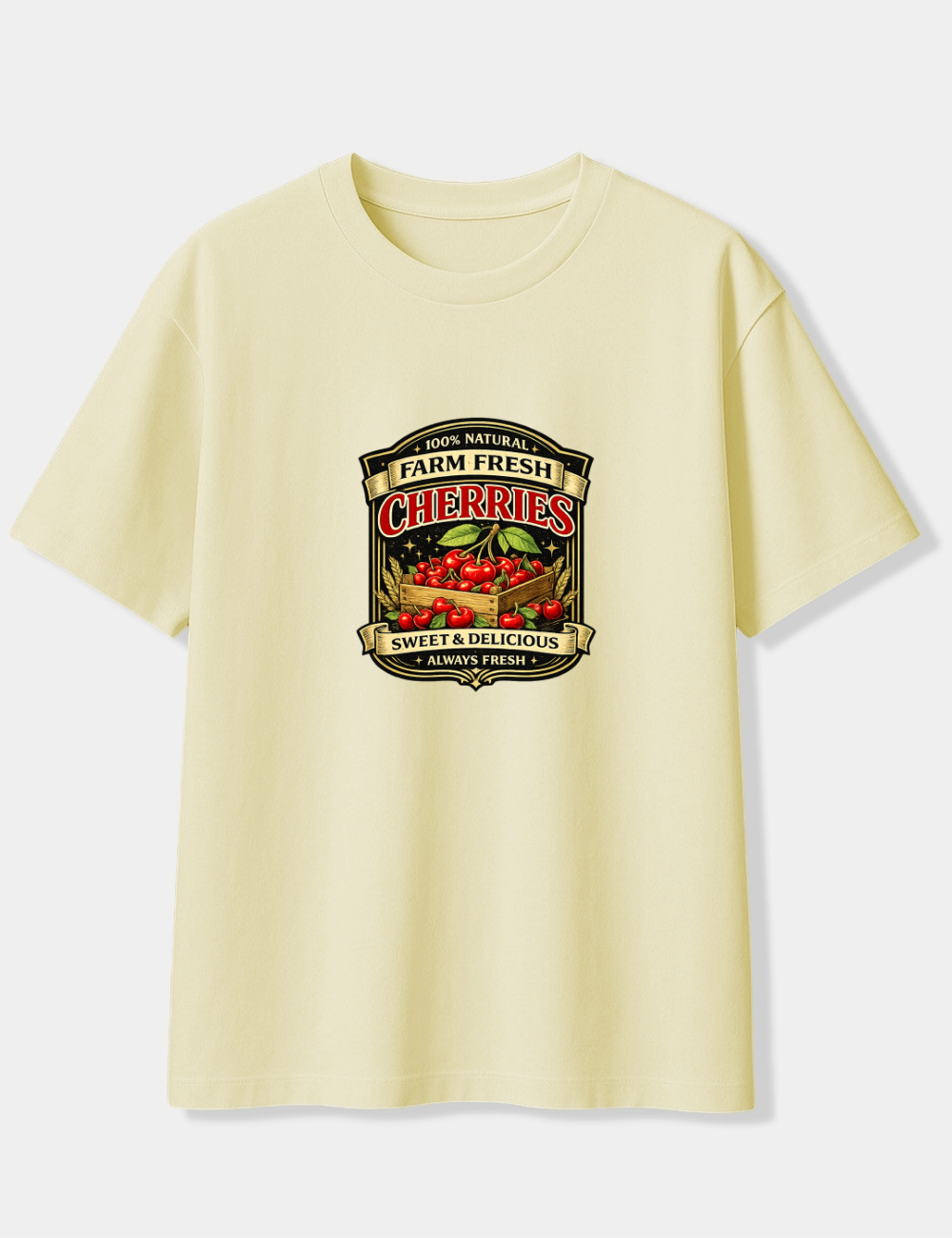 CHERRIES OVERSIZED T-SHIRT