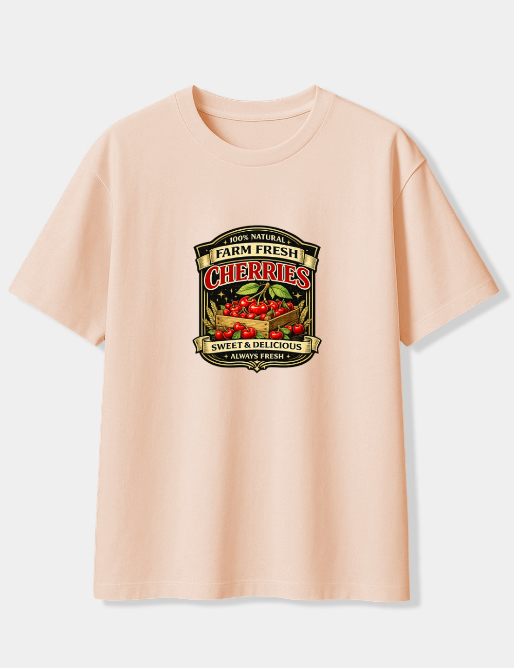 CHERRIES OVERSIZED T-SHIRT