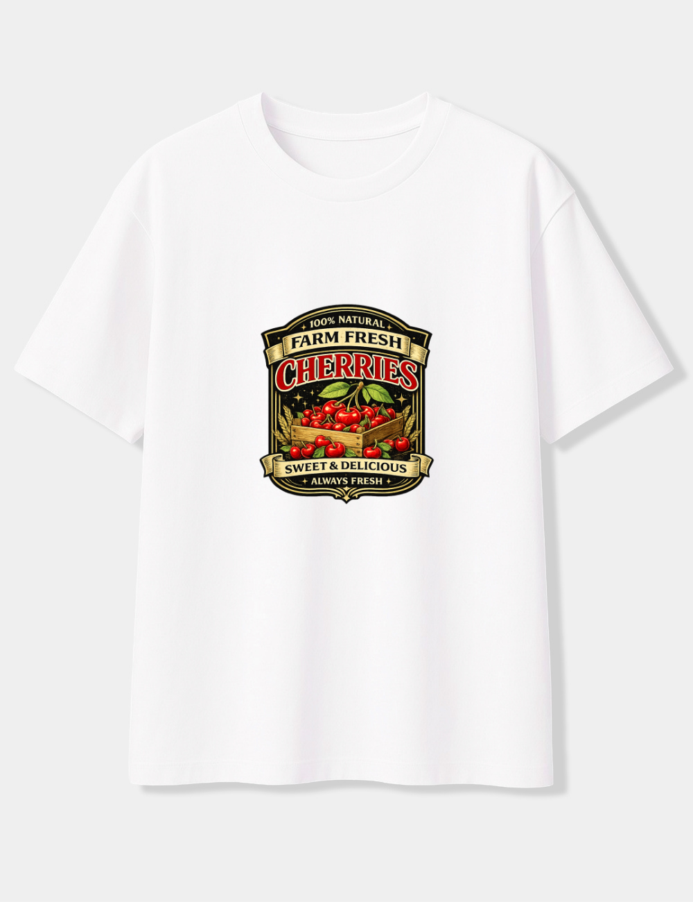 CHERRIES OVERSIZED T-SHIRT