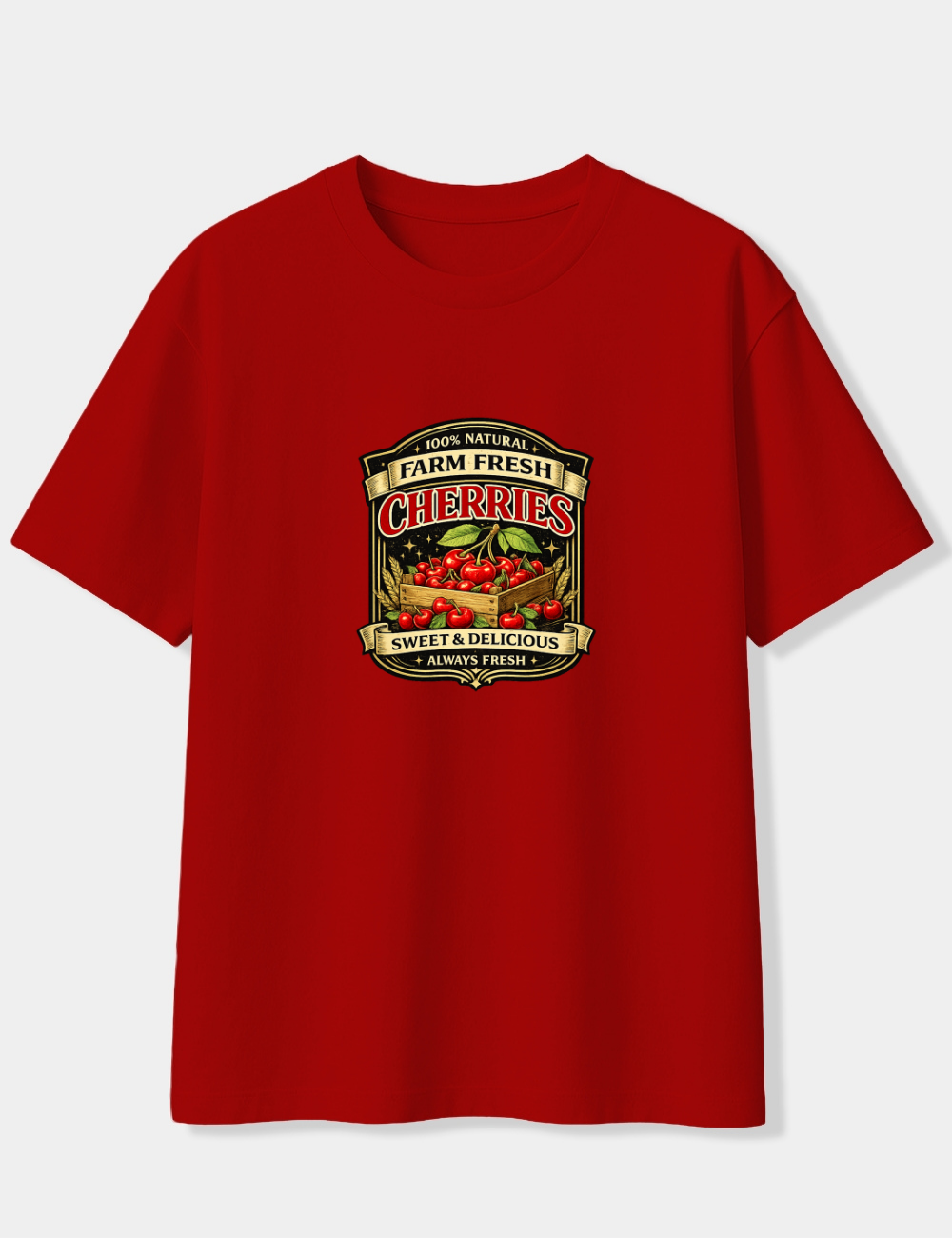 CHERRIES OVERSIZED T-SHIRT