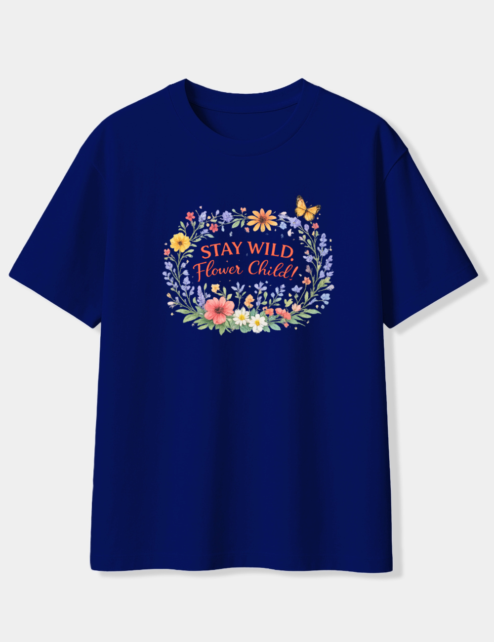 STAY WILD FLOWER CHILD OVERSIZED T-SHIRT