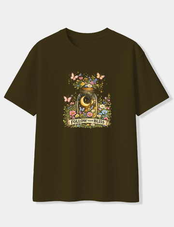 FOLLOW YOUR BLISS OVERSIZED T-SHIRT