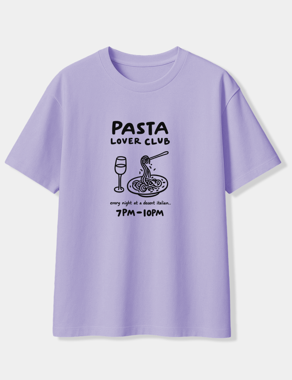 PASTA LOVER CLUB OVERSIZED T-SHIRT