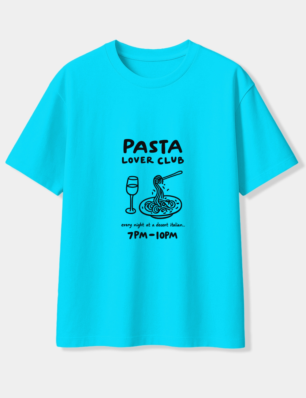 PASTA LOVER CLUB OVERSIZED T-SHIRT