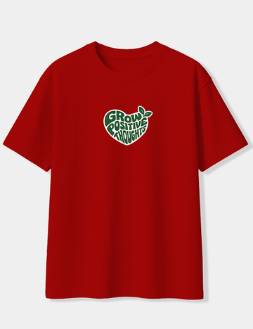GROW POSITIVE THOUGHTS OVERSIZED T-SHIRT