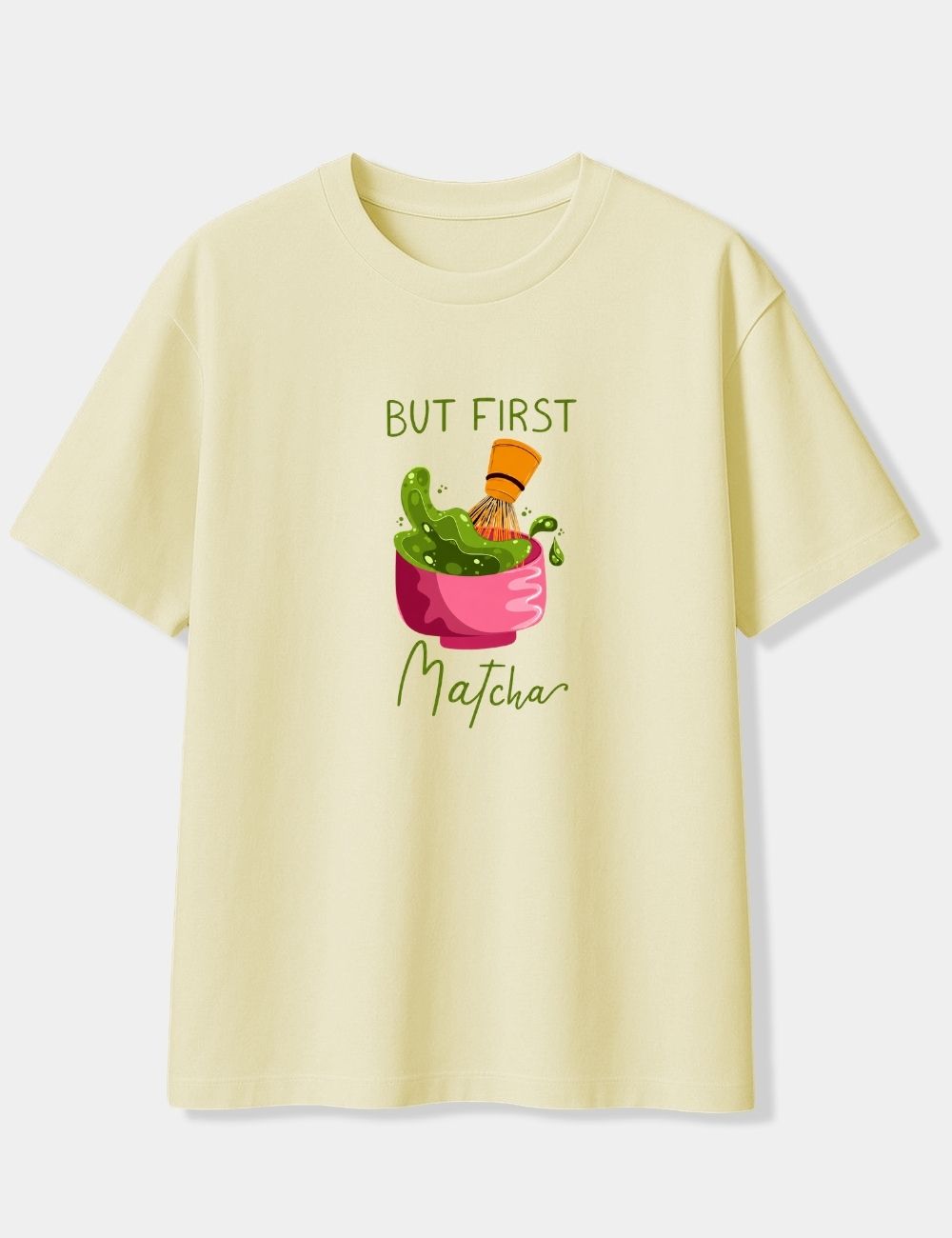 BUT FIRST MATCHA OVERSIZED T-SHIRT