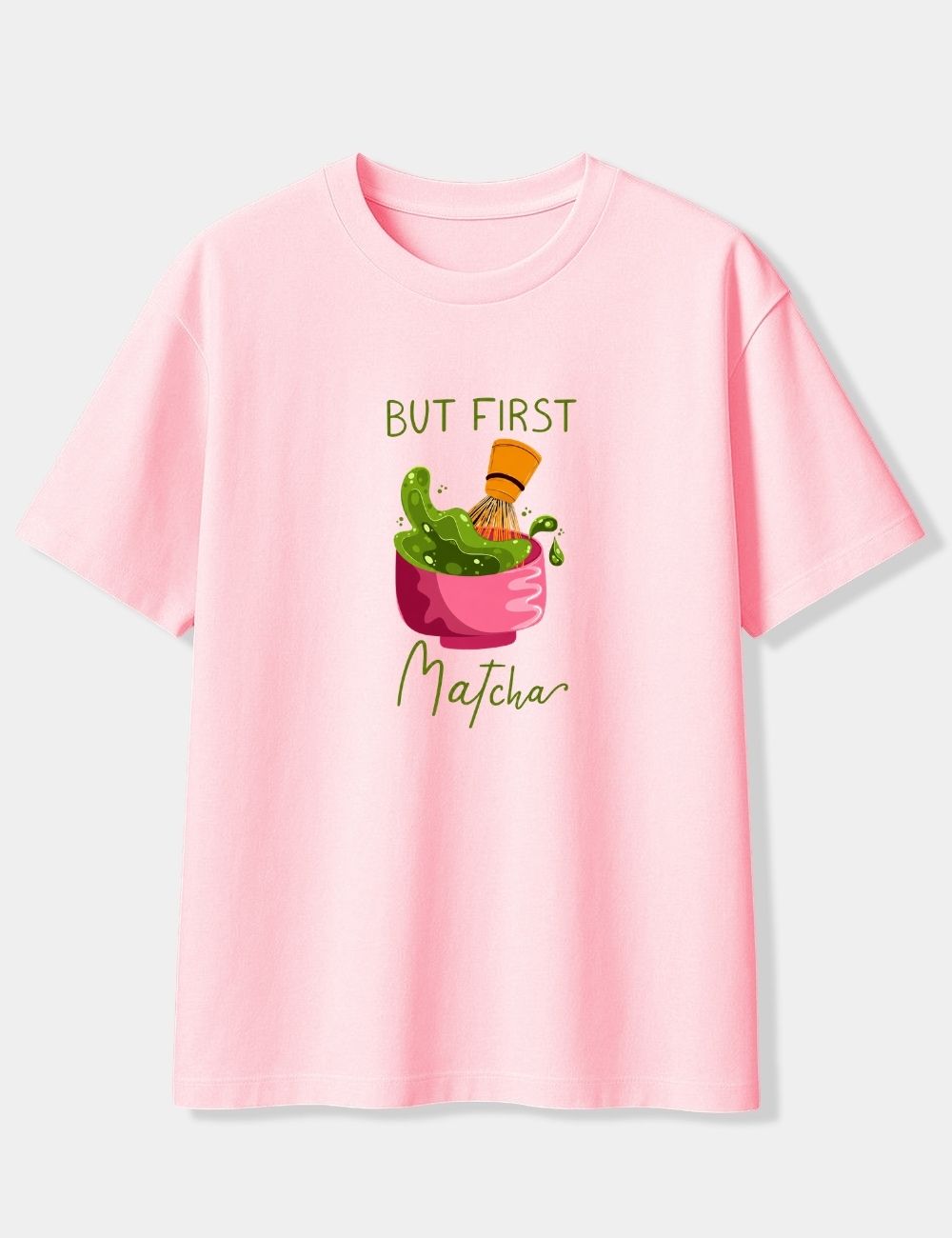 BUT FIRST MATCHA OVERSIZED T-SHIRT