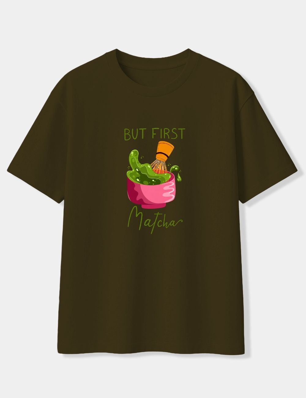 BUT FIRST MATCHA OVERSIZED T-SHIRT