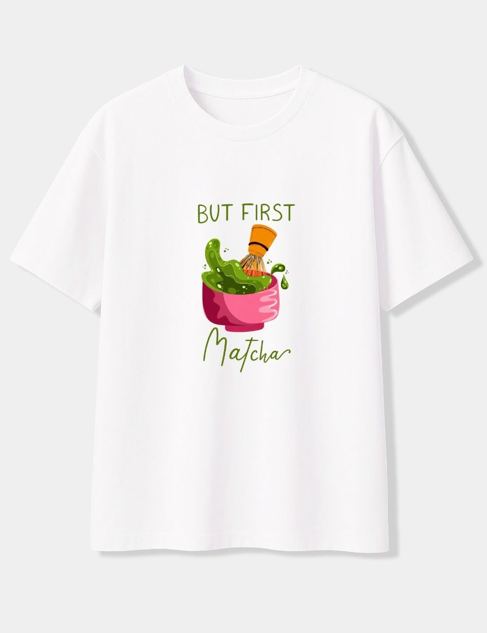 BUT FIRST MATCHA OVERSIZED T-SHIRT