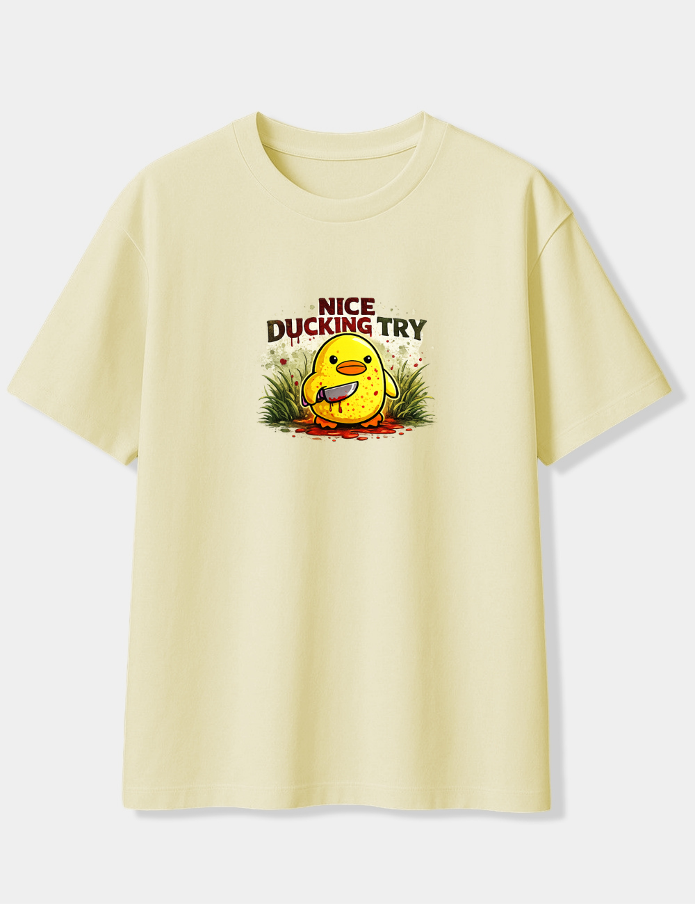 NICE DUCKING TRY OVERSIZED T-SHIRT