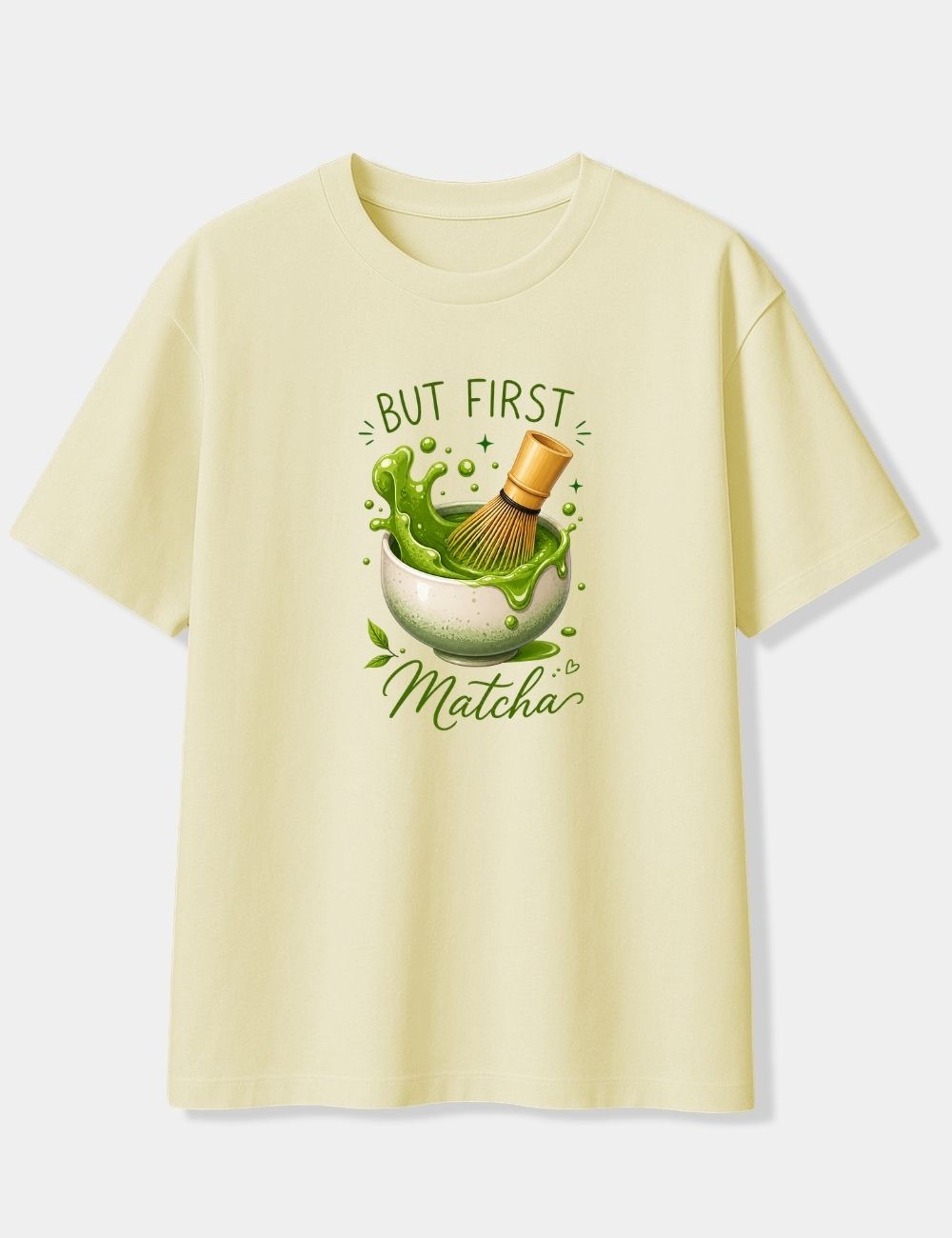 BUT FIRST MATCHA OVERSIZED T-SHIRT