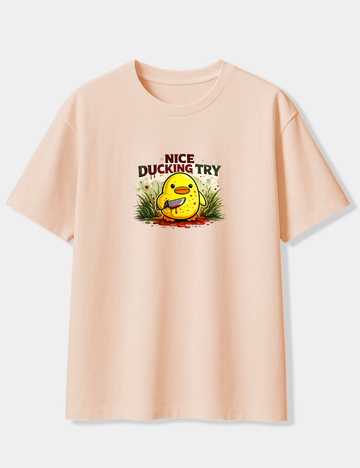 NICE DUCKING TRY OVERSIZED T-SHIRT