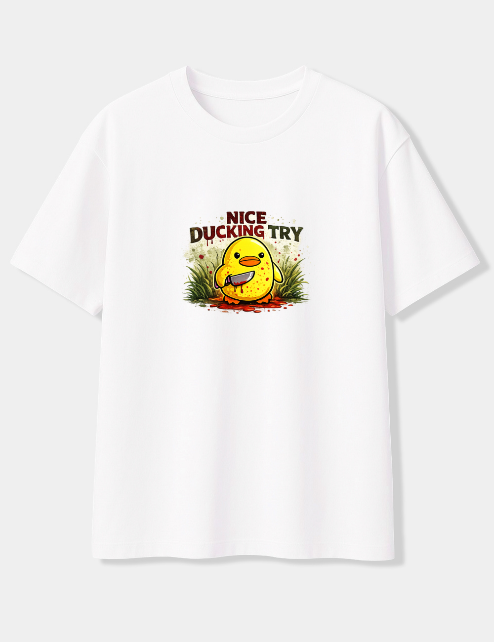 NICE DUCKING TRY OVERSIZED T-SHIRT