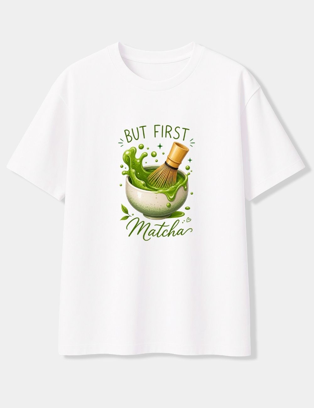 BUT FIRST MATCHA OVERSIZED T-SHIRT