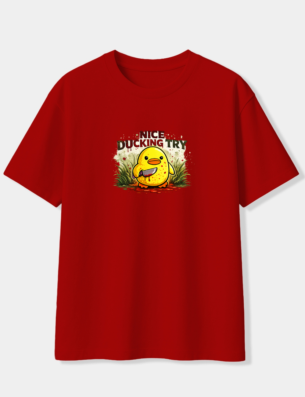 NICE DUCKING TRY OVERSIZED T-SHIRT