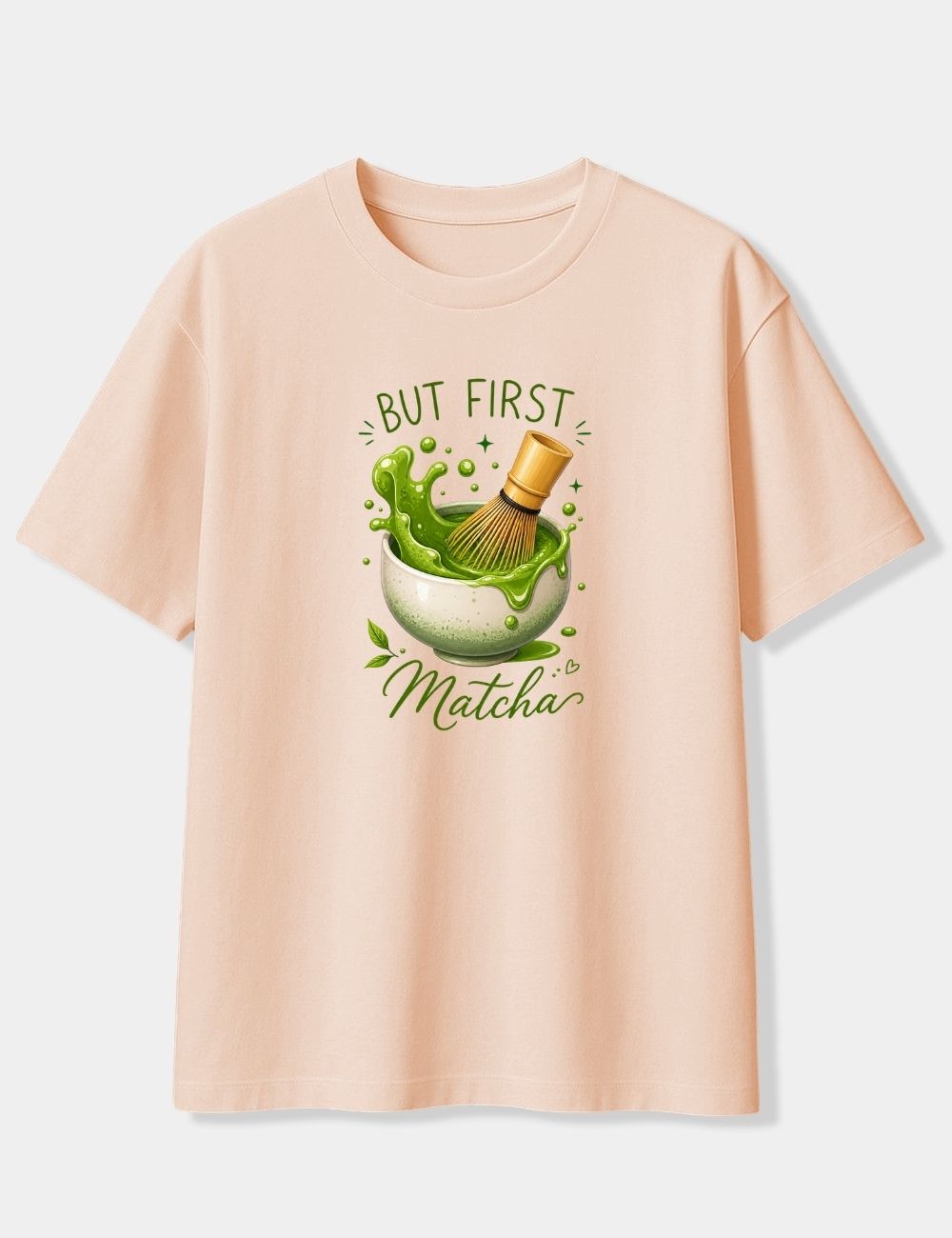 BUT FIRST MATCHA OVERSIZED T-SHIRT