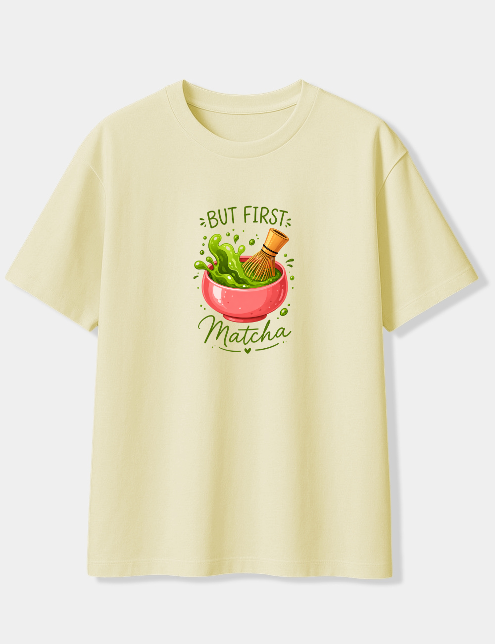 BUT FIRST MATCHA OVERSIZED T-SHIRT