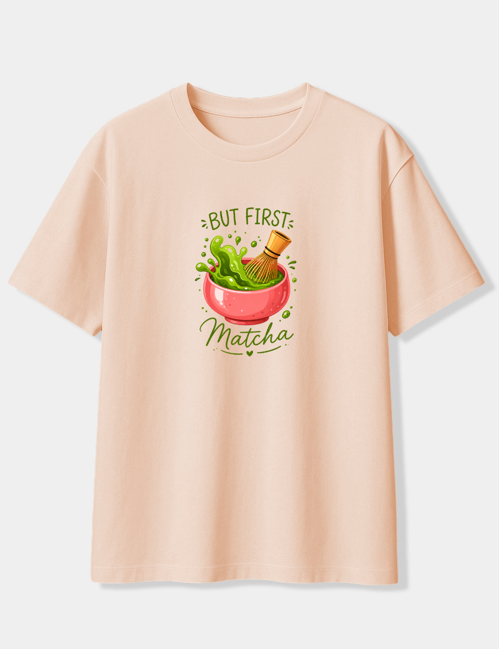 BUT FIRST MATCHA OVERSIZED T-SHIRT