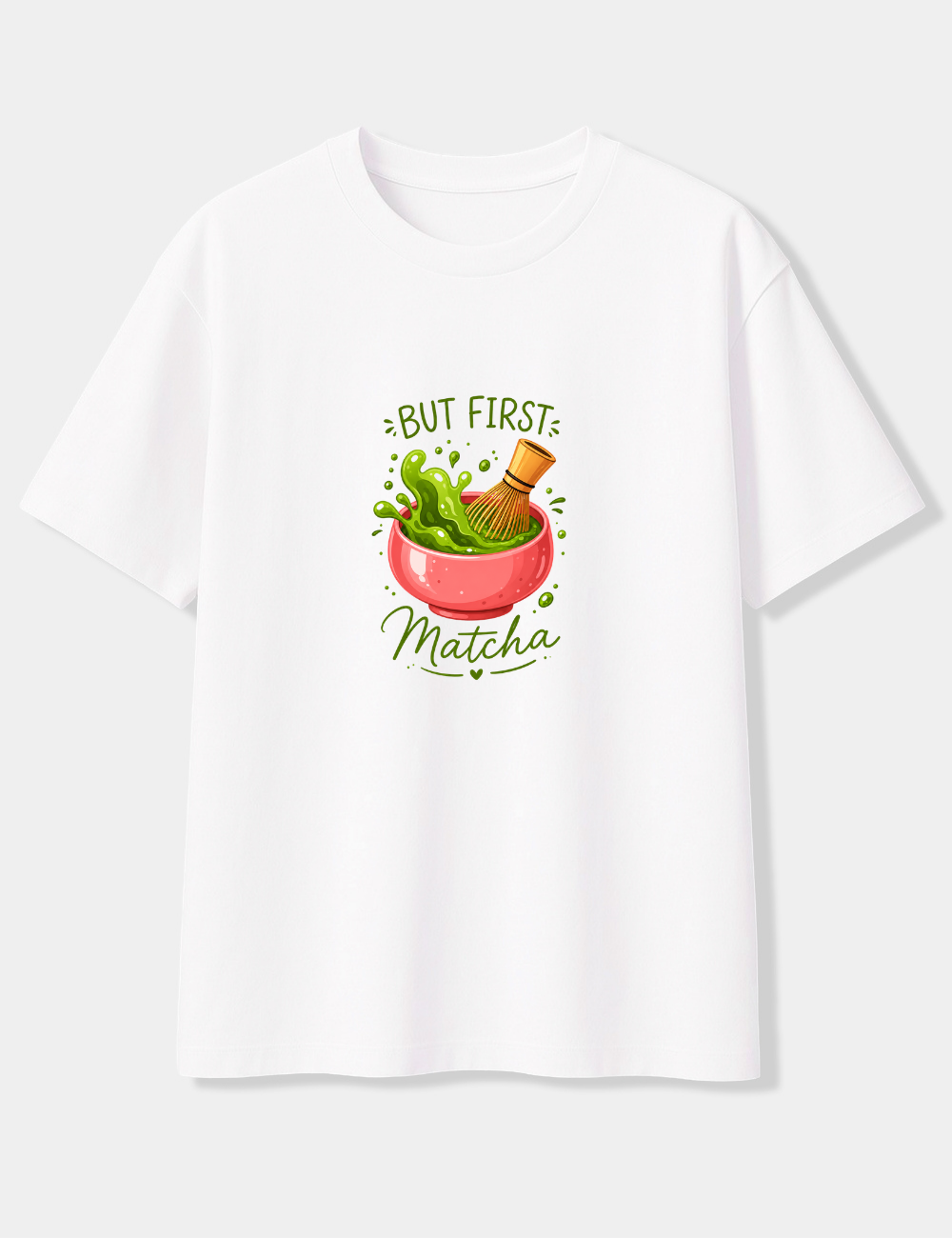 BUT FIRST MATCHA OVERSIZED T-SHIRT