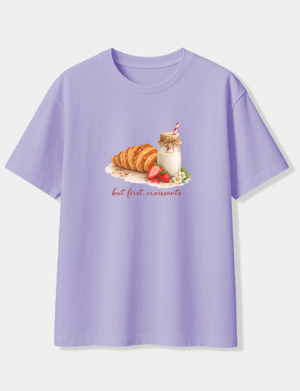 FEED ME CROISSANTS OVERSIZED T-SHIRT