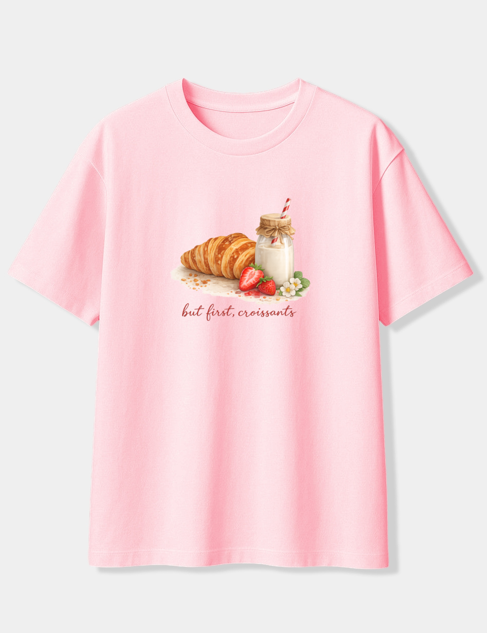 FEED ME CROISSANTS OVERSIZED T-SHIRT