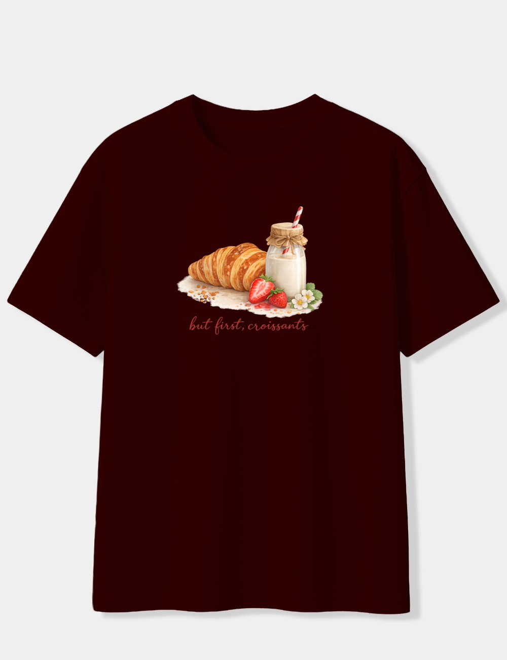 FEED ME CROISSANTS OVERSIZED T-SHIRT