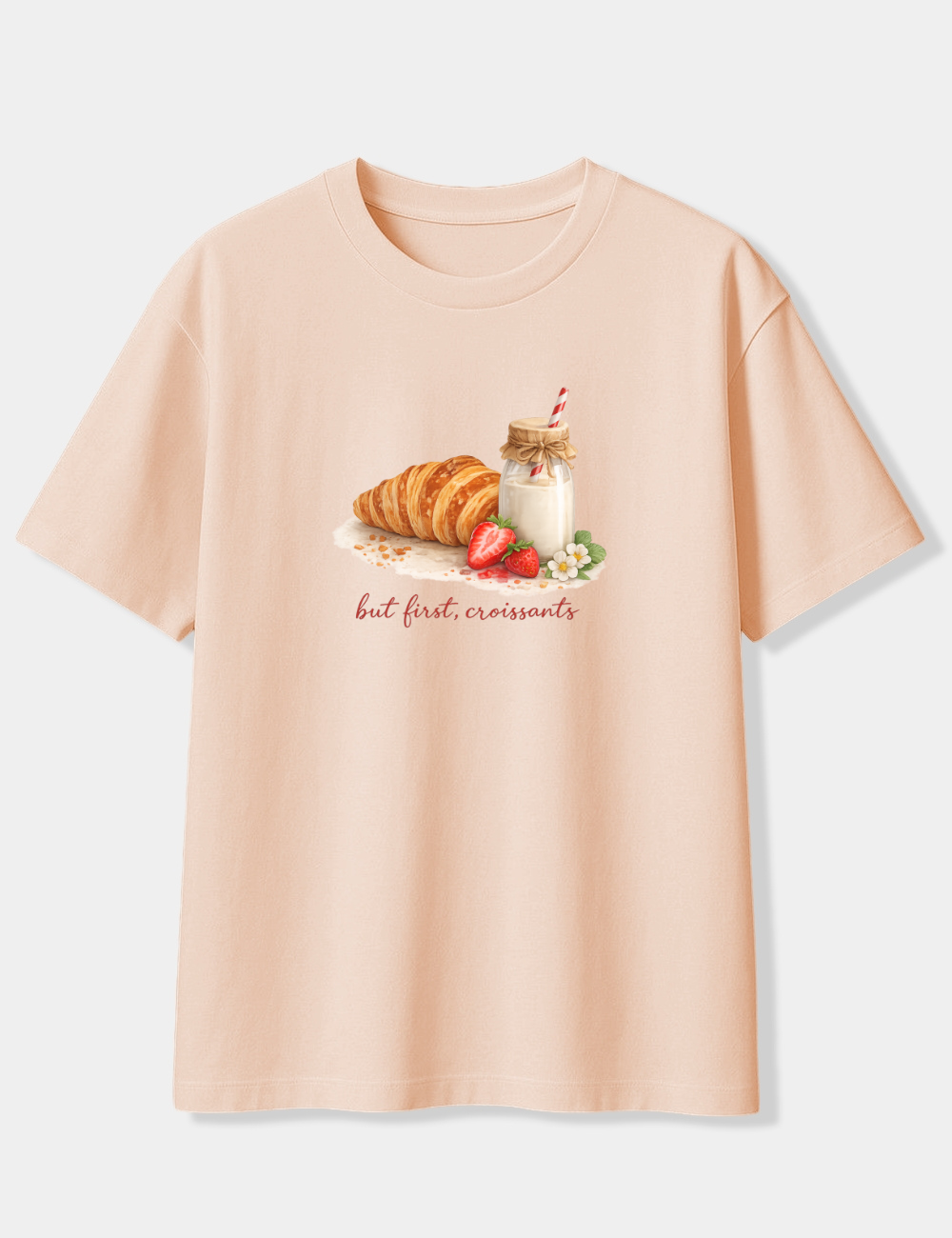 FEED ME CROISSANTS OVERSIZED T-SHIRT