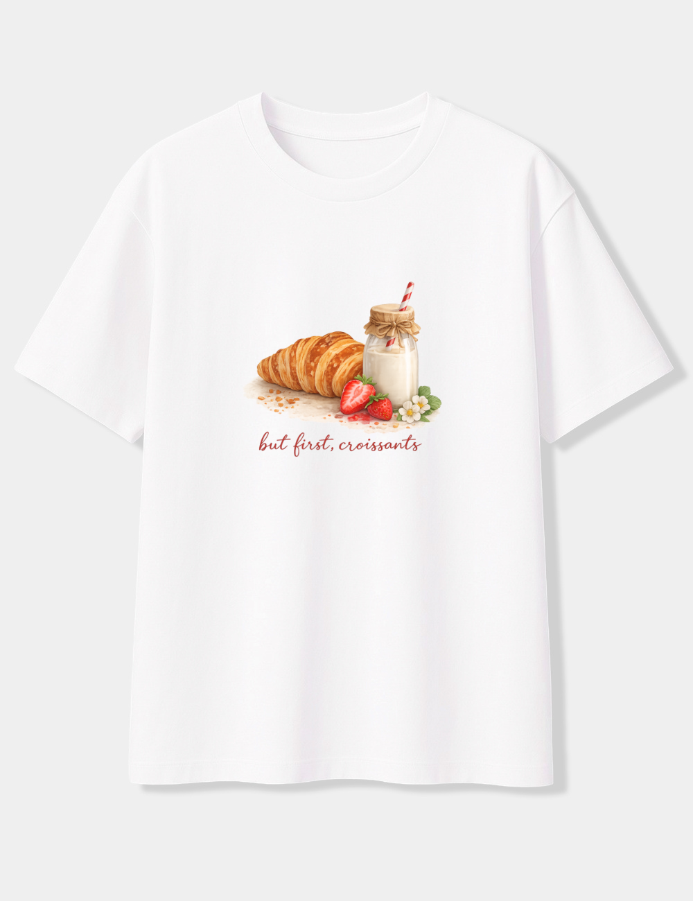 FEED ME CROISSANTS OVERSIZED T-SHIRT