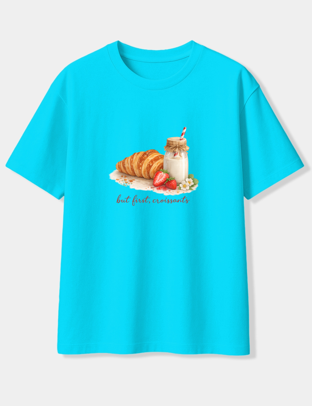 FEED ME CROISSANTS OVERSIZED T-SHIRT