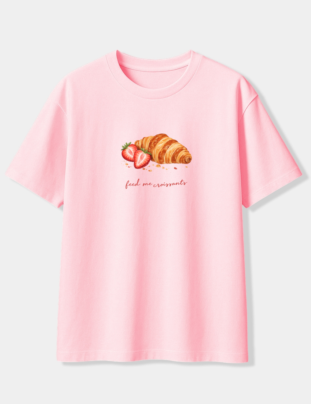 FEED ME CROISSANTS OVERSIZED T-SHIRT