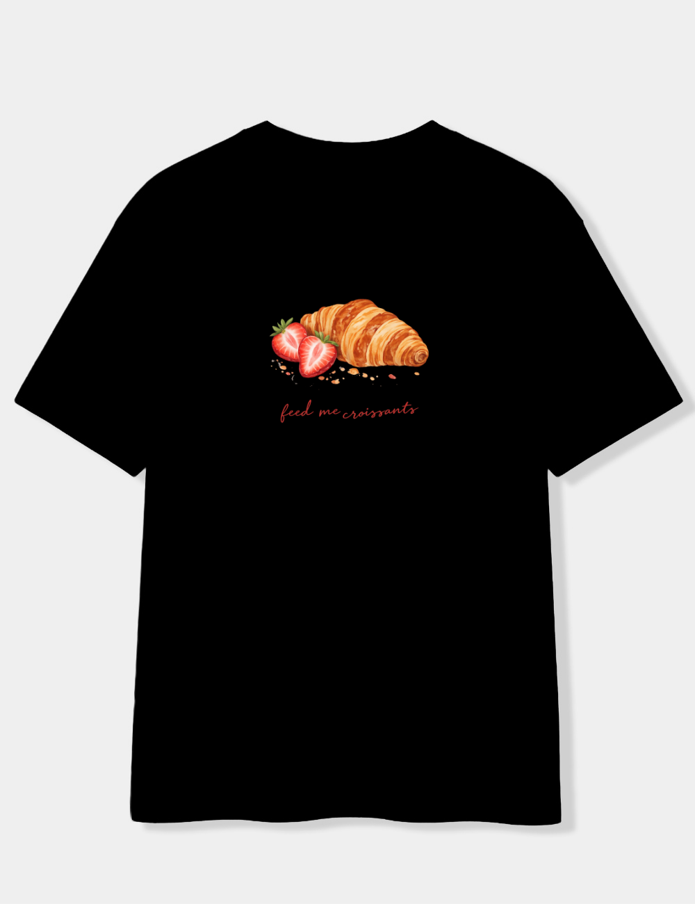 FEED ME CROISSANTS OVERSIZED T-SHIRT