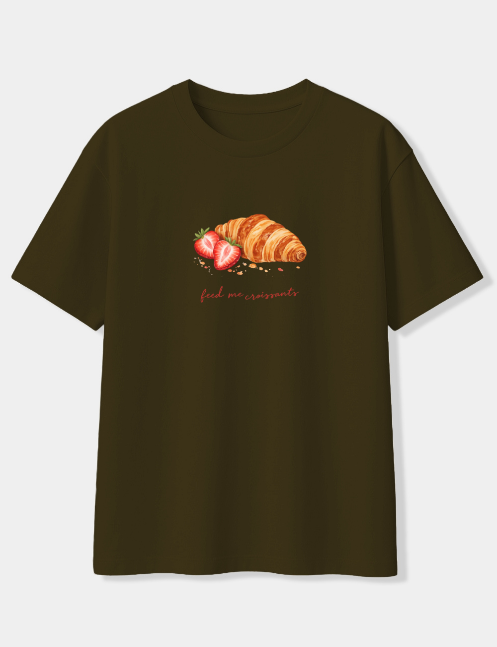 FEED ME CROISSANTS OVERSIZED T-SHIRT