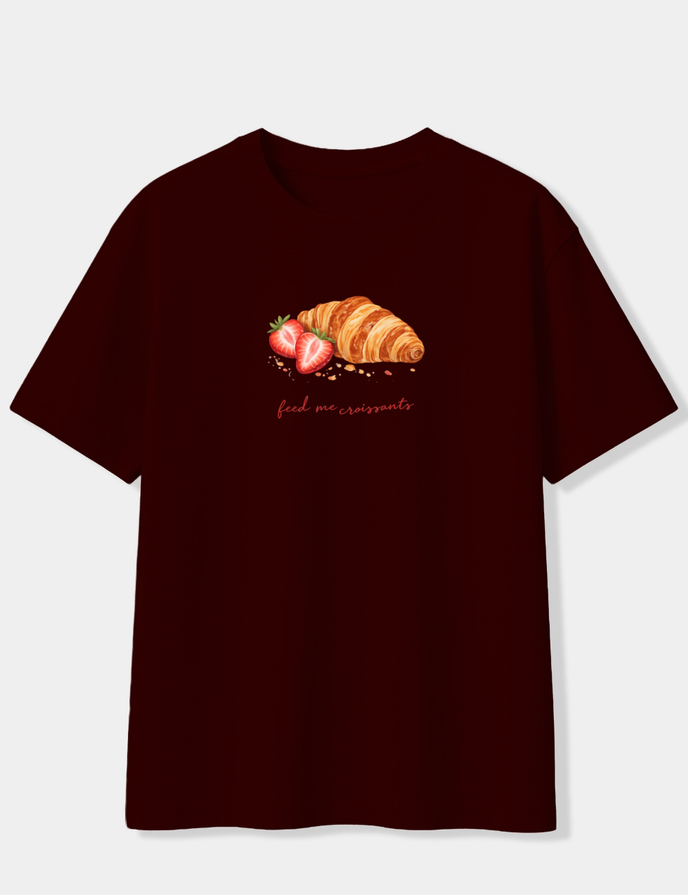 FEED ME CROISSANTS OVERSIZED T-SHIRT