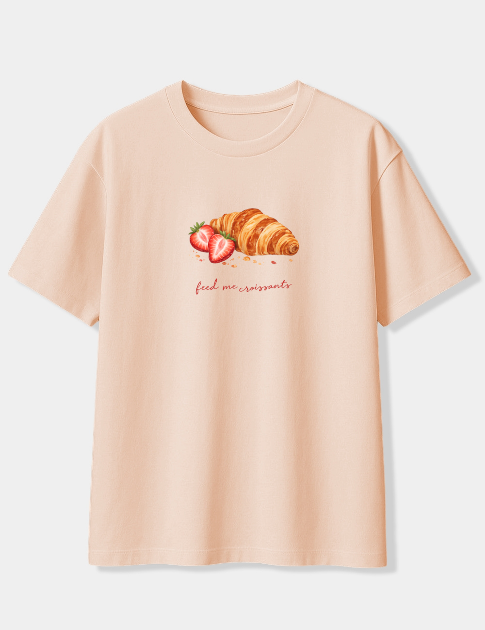 FEED ME CROISSANTS OVERSIZED T-SHIRT