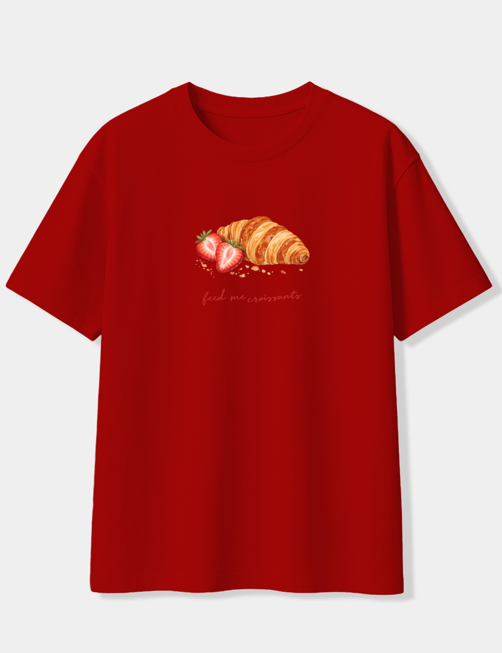 FEED ME CROISSANTS OVERSIZED T-SHIRT