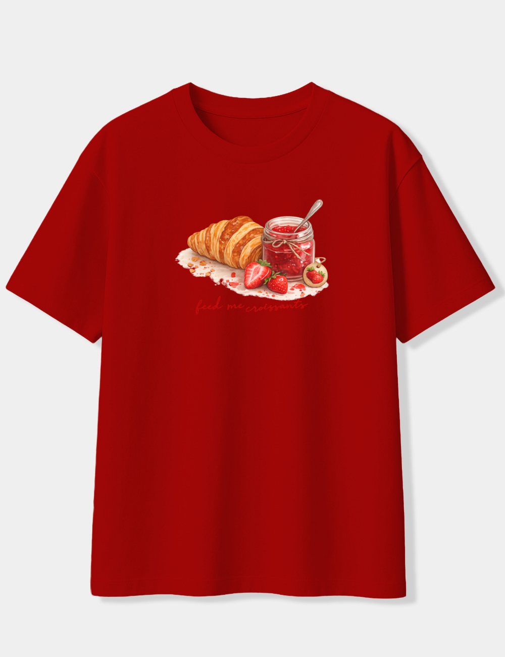FEED ME CROISSANTS OVERSIZED T-SHIRT