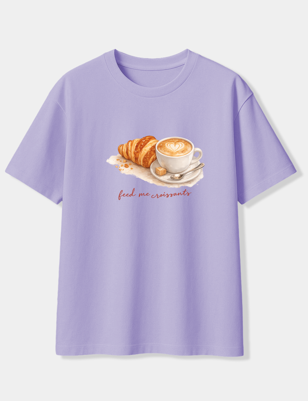 FEED ME CROISSANTS OVERSIZED T-SHIRT