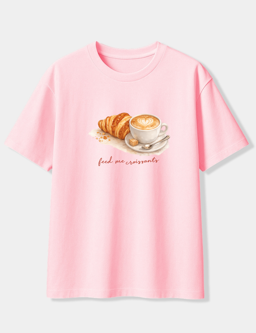 FEED ME CROISSANTS OVERSIZED T-SHIRT