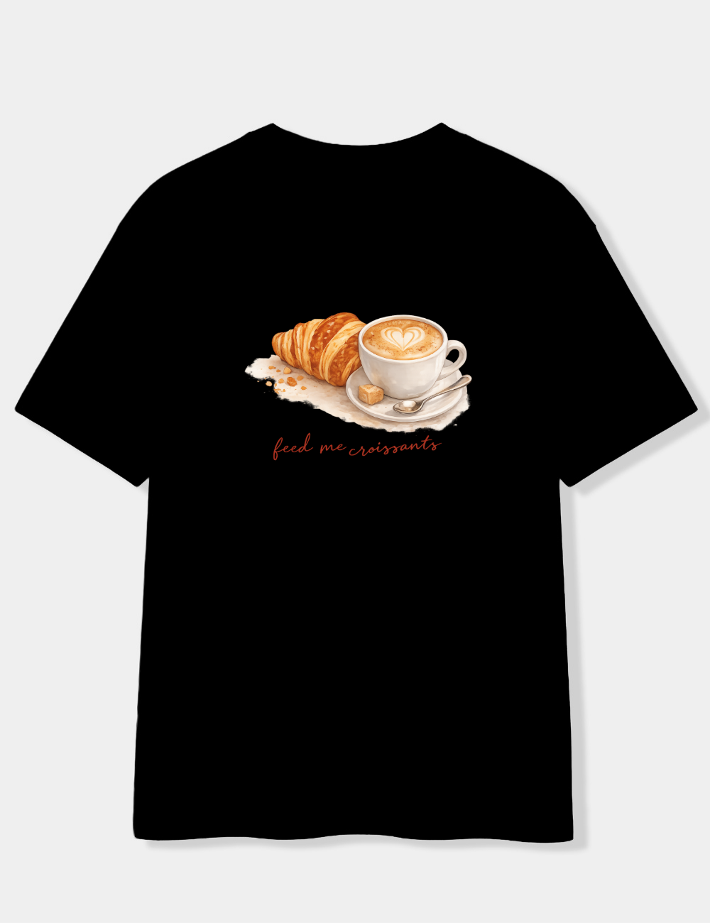 FEED ME CROISSANTS OVERSIZED T-SHIRT