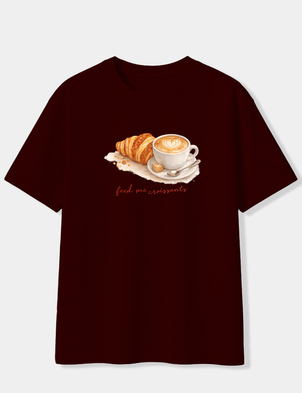 FEED ME CROISSANTS OVERSIZED T-SHIRT