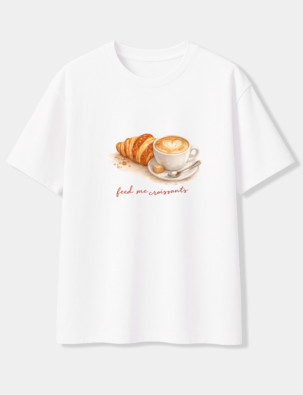 FEED ME CROISSANTS OVERSIZED T-SHIRT