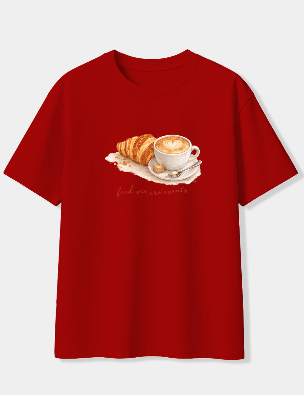 FEED ME CROISSANTS OVERSIZED T-SHIRT