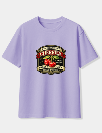 CHERRIES OVERSIZED T-SHIRT