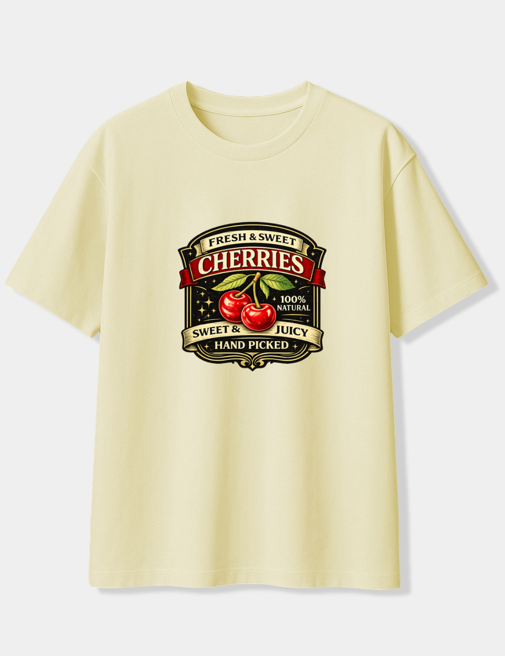CHERRIES OVERSIZED T-SHIRT