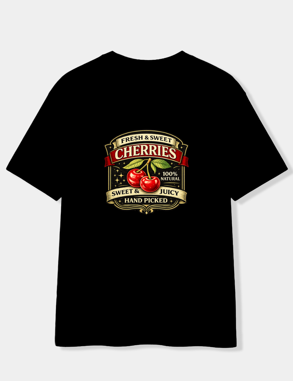 CHERRIES OVERSIZED T-SHIRT