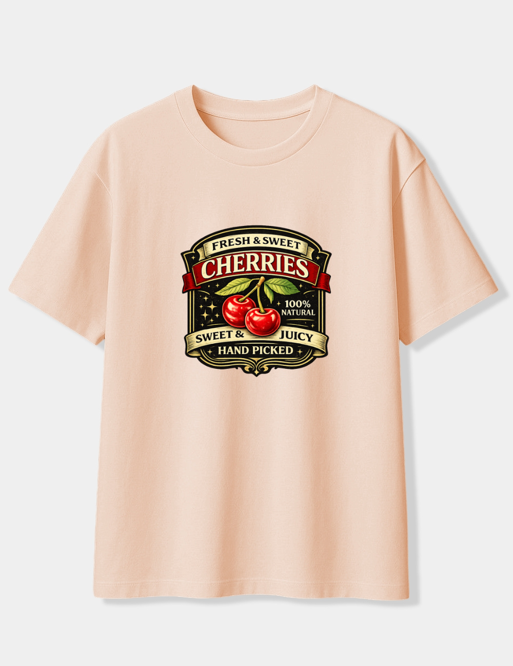 CHERRIES OVERSIZED T-SHIRT