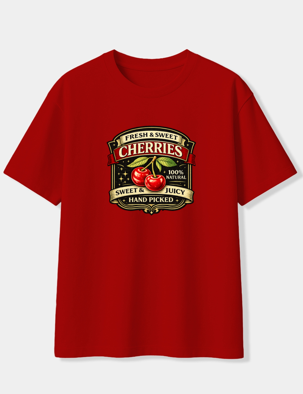 CHERRIES OVERSIZED T-SHIRT