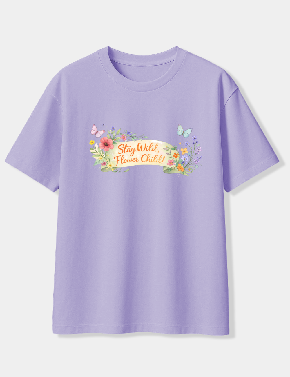 STAY WILD FLOWER CHILD OVERSIZED T-SHIRT