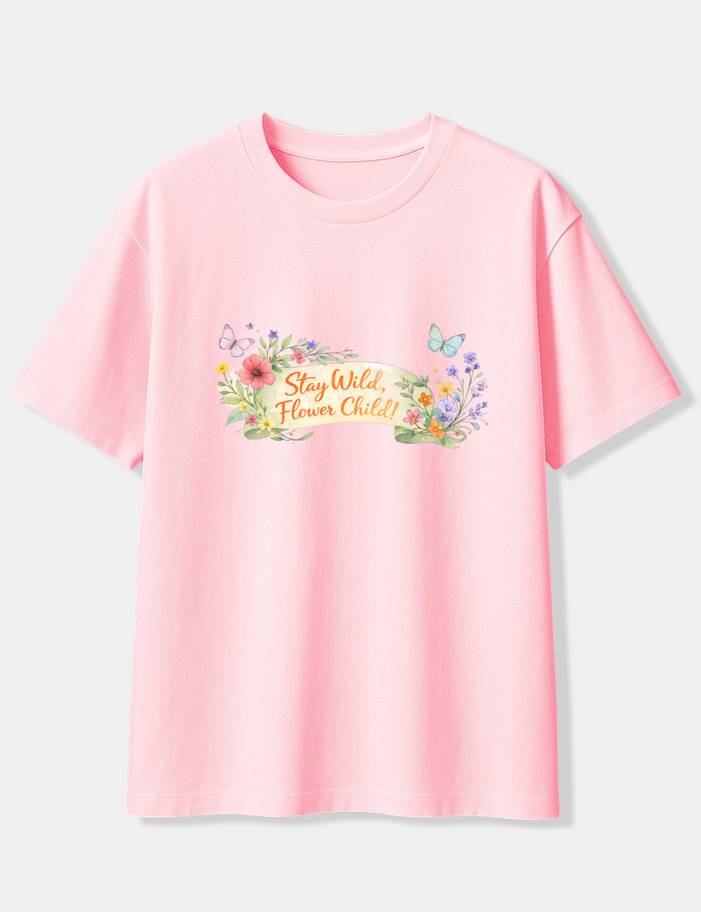 STAY WILD FLOWER CHILD OVERSIZED T-SHIRT