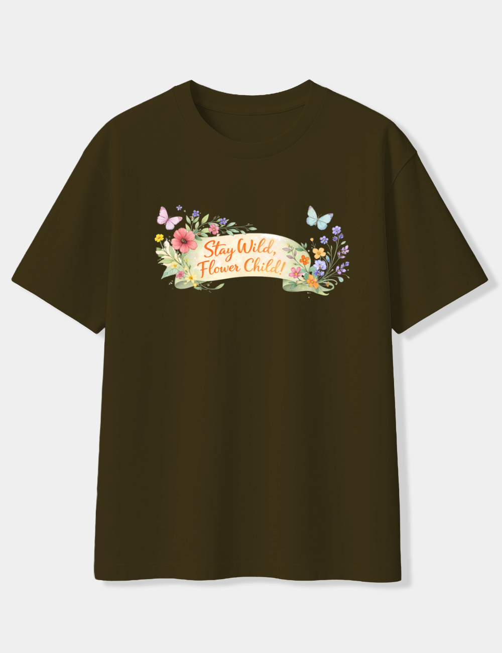 STAY WILD FLOWER CHILD OVERSIZED T-SHIRT